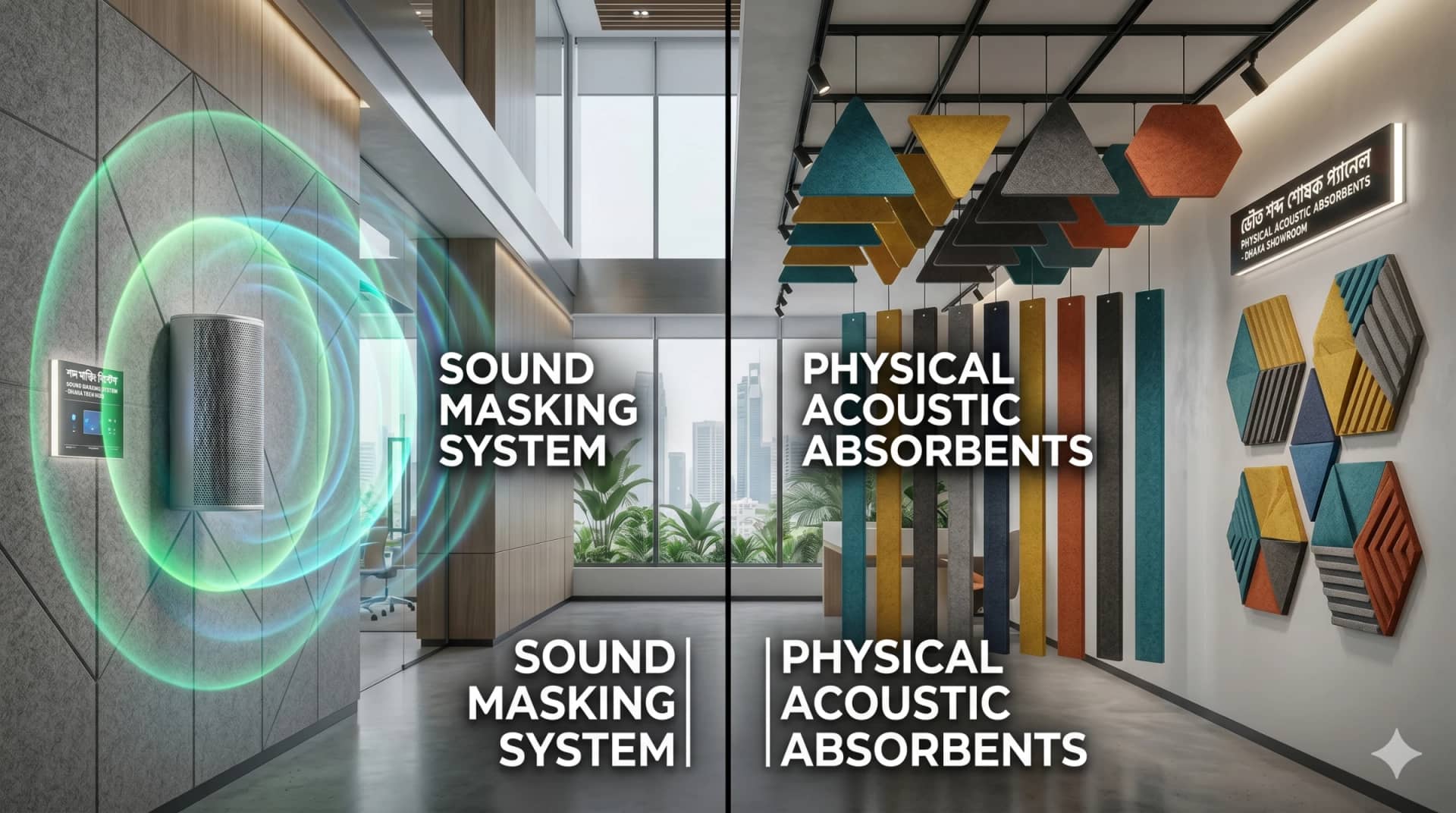 Sound Masking Vs Acoustic Panels Engineering Quiet Productivity In Dhaka S Loudest Offices