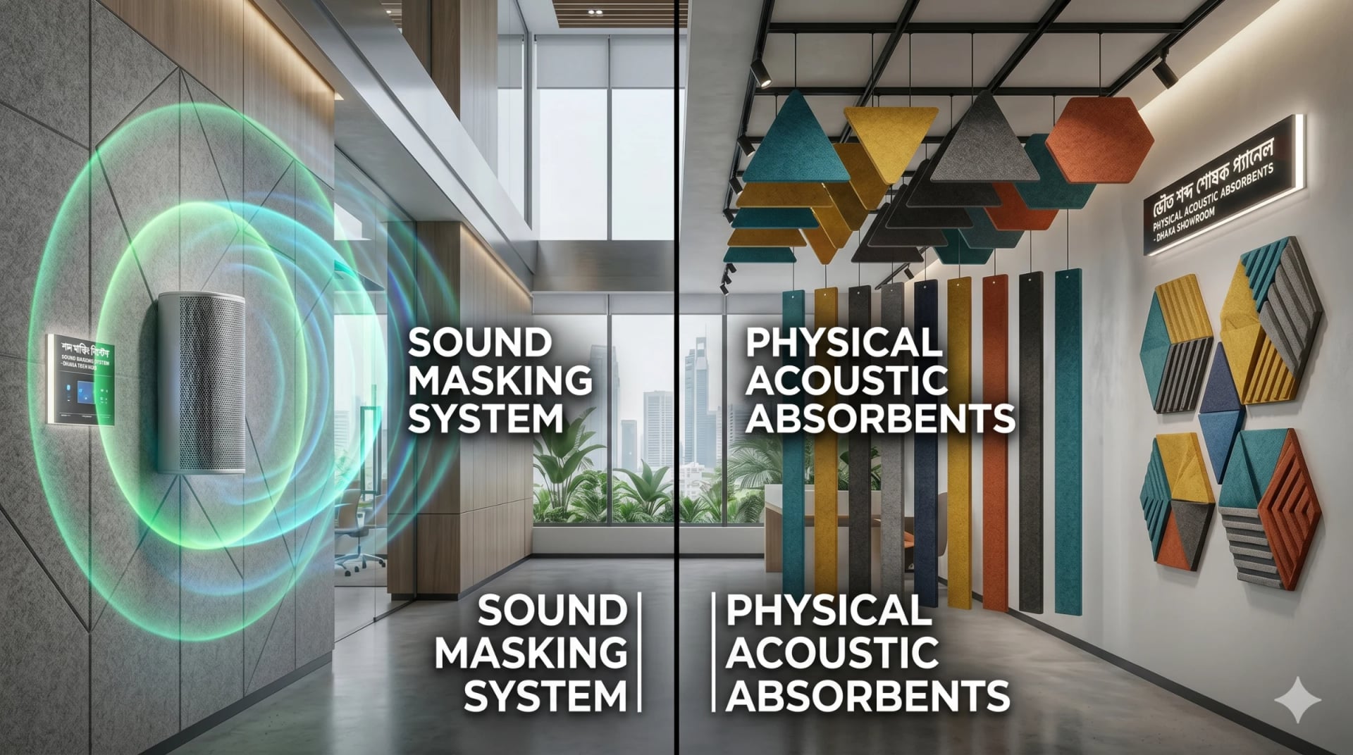 Sound Masking Vs Acoustic Panels Engineering Quiet Productivity In Dhaka S Loudest Offices